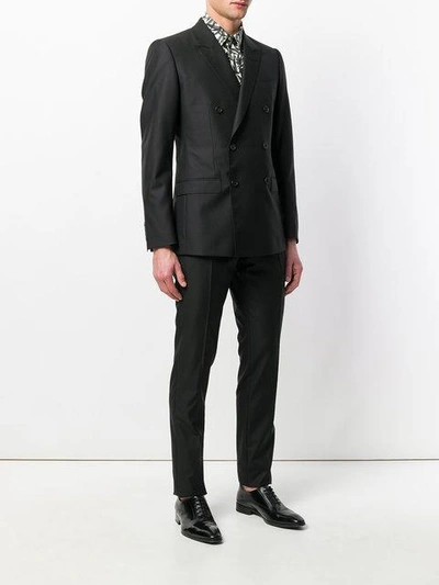 Shop Dolce & Gabbana Double Breasted Formal Suit