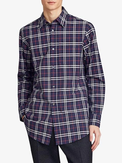 checked cotton shirt