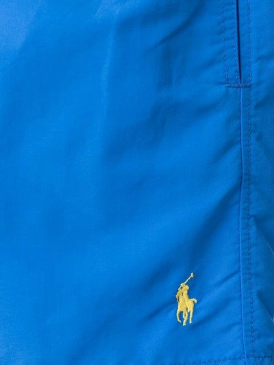 Shop Polo Ralph Lauren Embroidered Logo Swimming Shorts