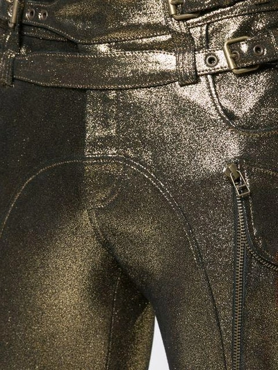 Shop Faith Connexion Metallic Biker Trousers
