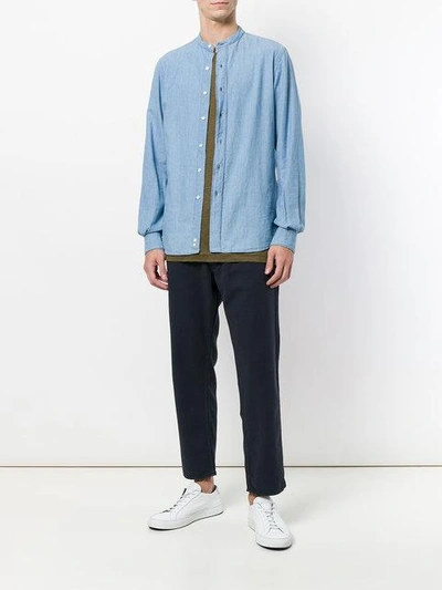 Shop Ymc You Must Create Cropped Casual Chinos