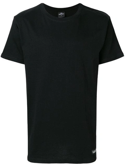 Shop Les Artists 'virgil 80' Back Printed T-shirt In Black
