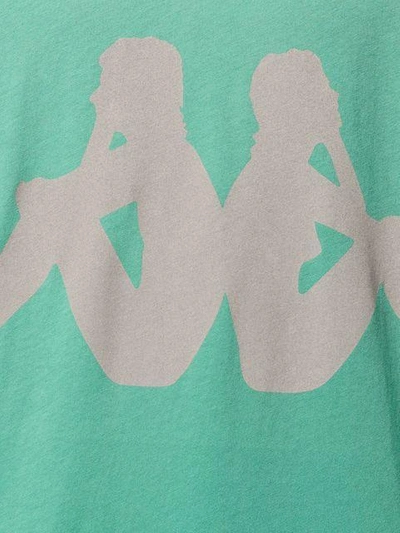 Shop Faith Connexion Kappa Logo T-shirt In Green