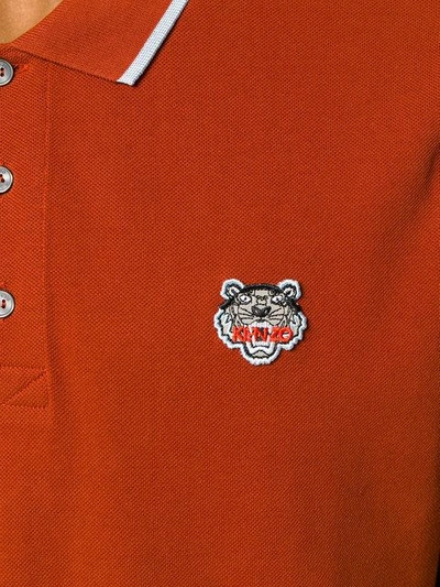 Shop Kenzo Mini Tiger Polo Shirt