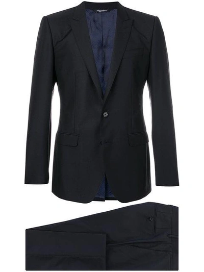 Shop Dolce & Gabbana Two Piece Suit In Black