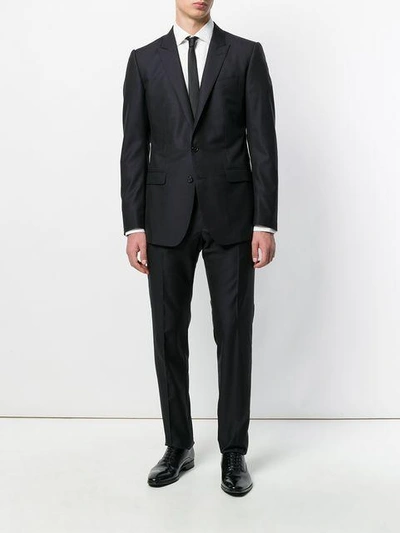 Shop Dolce & Gabbana Two Piece Suit In Black