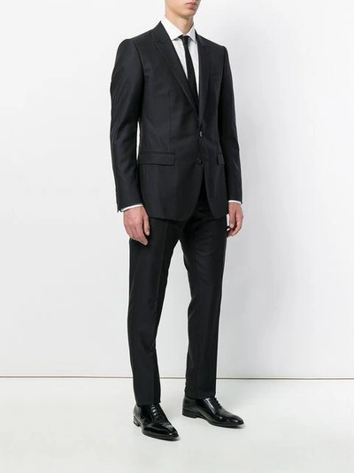 Shop Dolce & Gabbana Two Piece Suit In Black