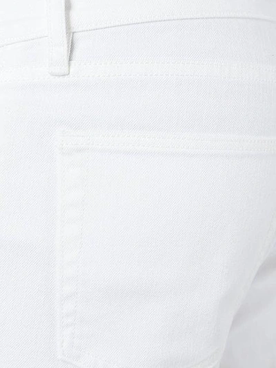 Shop Burberry Slim Fit Jeans In White