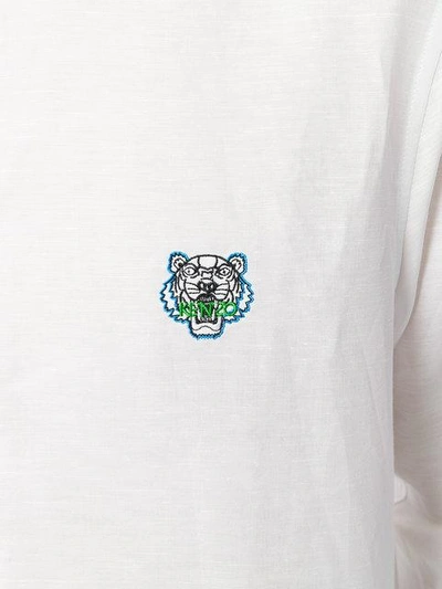Shop Kenzo Tiger Crest Shirt