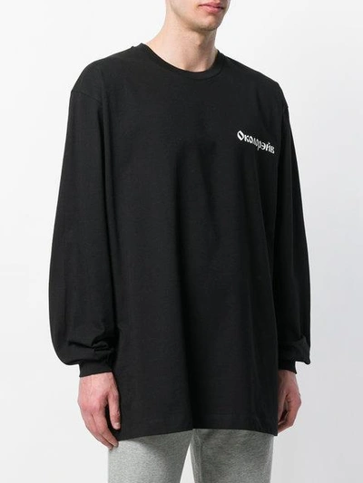 Gosha Rubchinskiy Oversized Printed Long Sleeve T-shirt