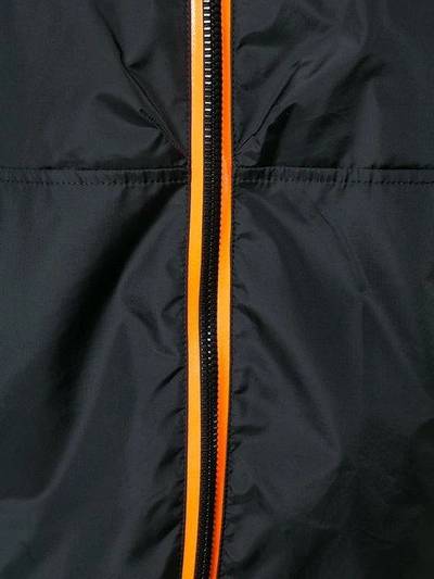Shop Moncler Logo Panel Lightweight Jacket In 999