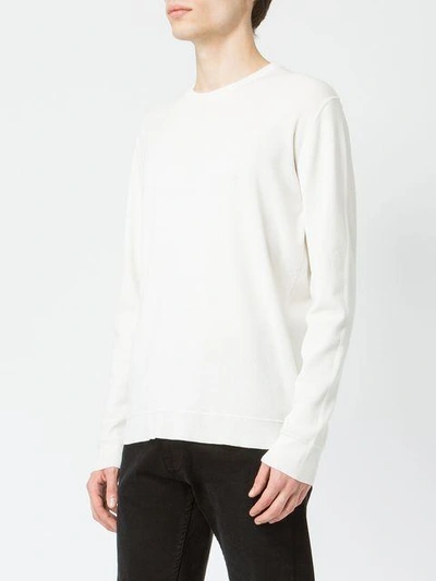 Shop Roberto Collina Classic Fitted Sweater - White