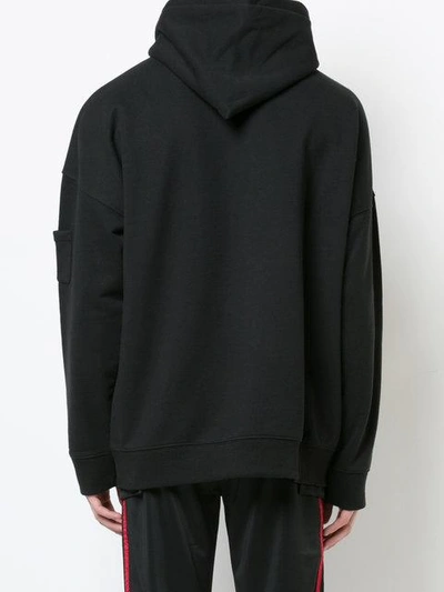 Shop Midnight Studios Call The Curtain Hoodie In Black