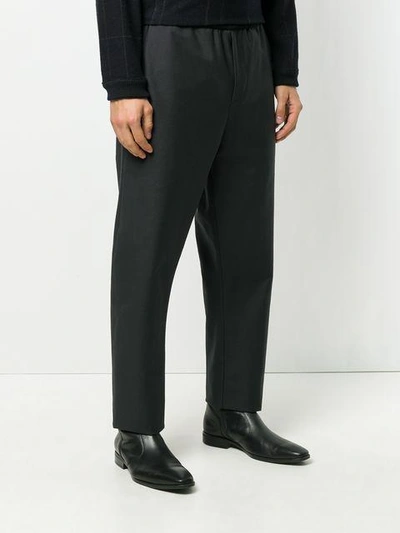 Shop Stephan Schneider Wide Leg Elasticated Trousers - Black