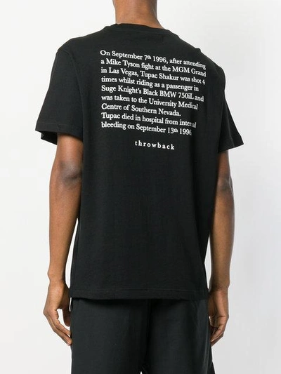 Shop Throw Back Throwback. Tupac Thug Life T-shirt - Black