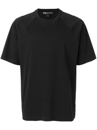 Shop Y-3 Logo Print T-shirt - Black