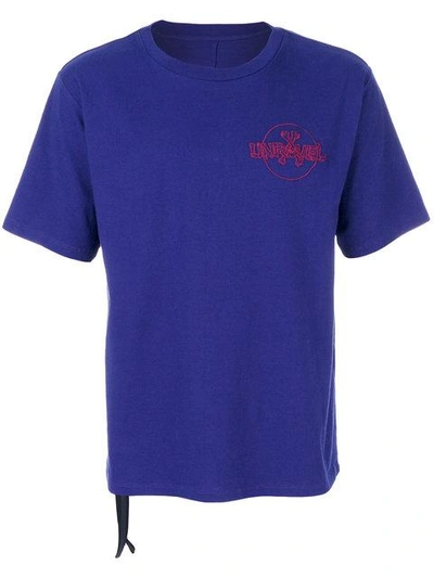 Shop Ben Taverniti Unravel Project Printed Logo T In Purple