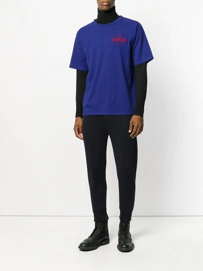 Ben Taverniti Unravel Project Printed Logo T In Purple