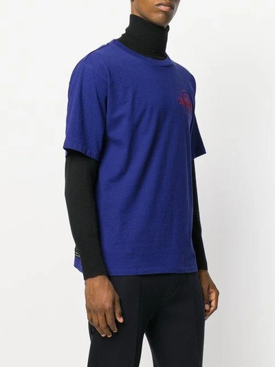 Shop Ben Taverniti Unravel Project Printed Logo T In Purple