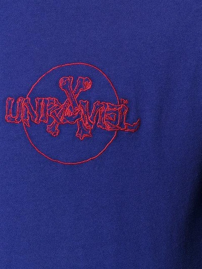Ben Taverniti Unravel Project Printed Logo T In Purple
