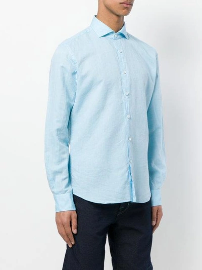 Shop Xacus Classic Shirt - Blue