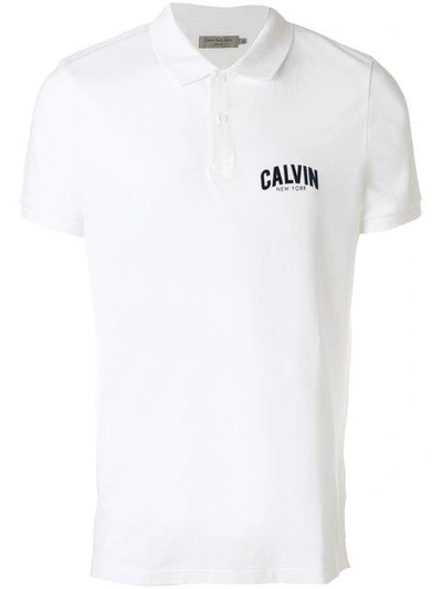 Shop Calvin Klein Jeans Est.1978 Front Logo Polo Shirt