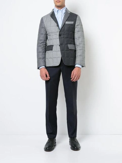 Shop Thom Browne Tailored Trousers In Blue