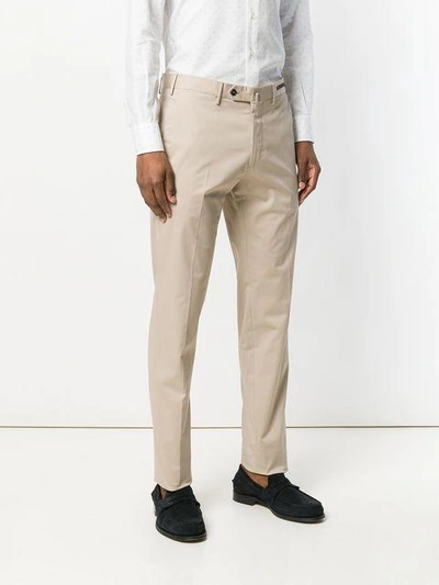Shop Pt01 Stretch Trousers In Neutrals