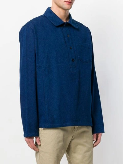 Shop Apc Henley Shirt