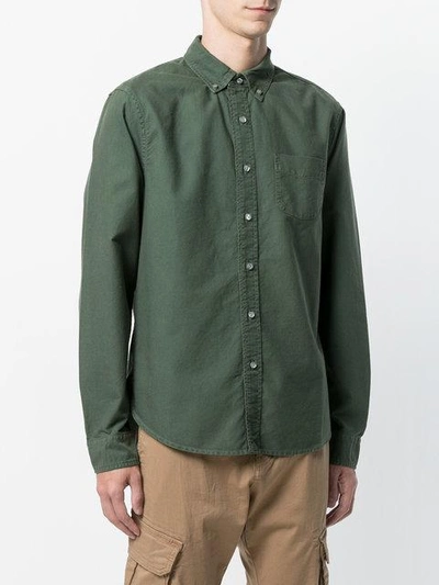 Shop Alex Mill Long Sleeved Shirt In Green