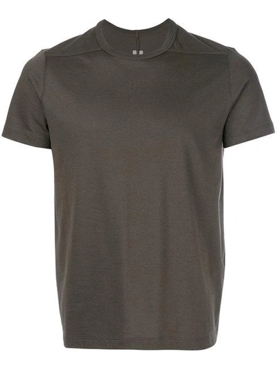 Shop Rick Owens Short Level T-shirt - Grey