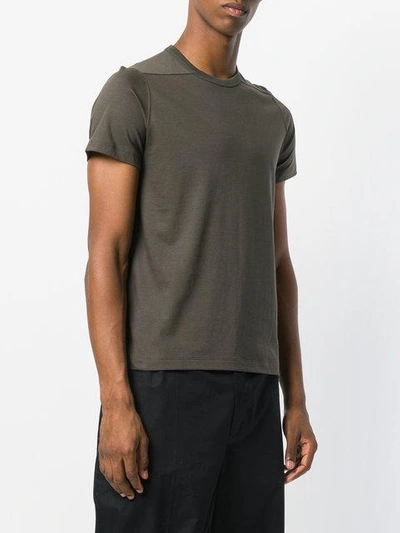 Shop Rick Owens Short Level T-shirt - Grey