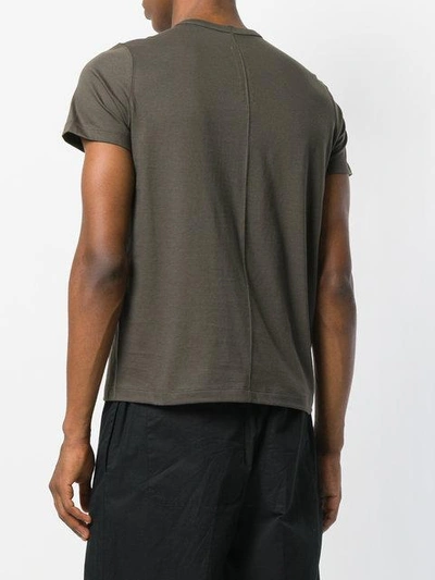 Shop Rick Owens Short Level T-shirt - Grey