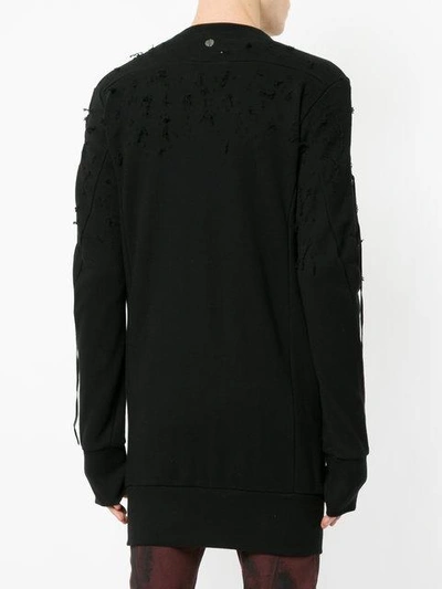 Shop Fagassent Zipped Sweatshirt - Black