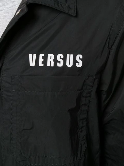 Shop Versus Parachute Shirt Jacket - Black