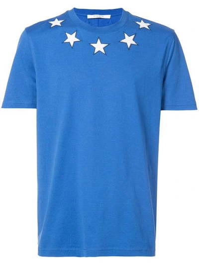 Shop Givenchy Star Appliqué T-shirt