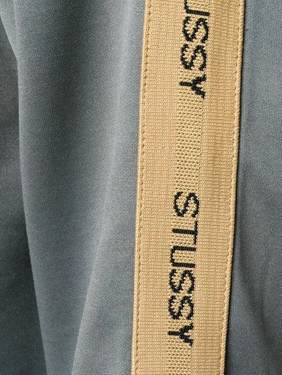 Shop Stussy Logo Long-sleeve Sweatshirt - Grey