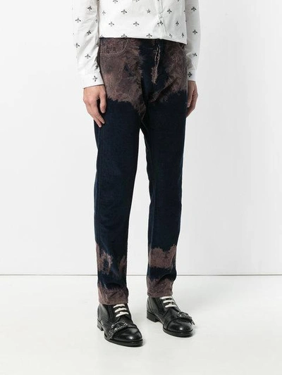 Shop Gucci Tie-dye Corduroy Punk Trousers