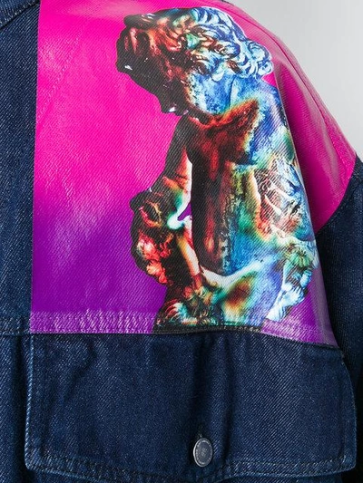 Shop Raf Simons New Order Denim Jacket