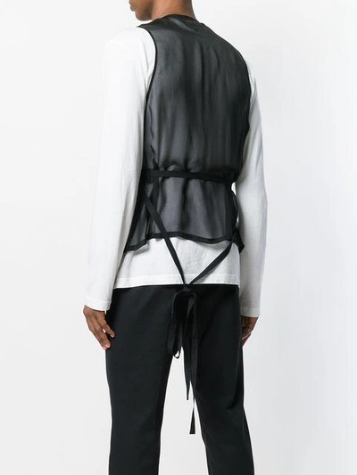 Shop Ann Demeulemeester Classic Waistcoat