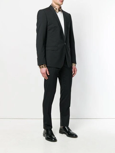 Shop Dolce & Gabbana Two Piece Suit In Black