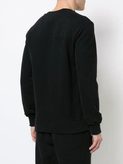 Shop Rh45 Distressed Sweatshirt - Black