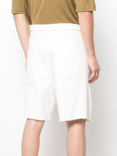 drawstring fitted shorts