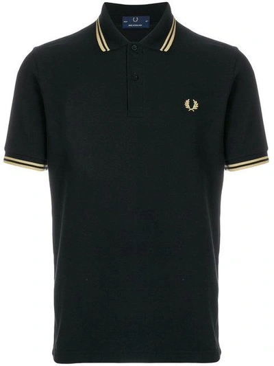 Shop Fred Perry Contrast Stripe Trim Polo