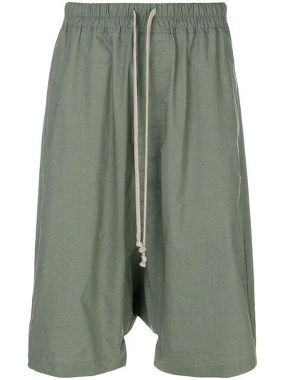 Shop Rick Owens Drop-crotch Shorts