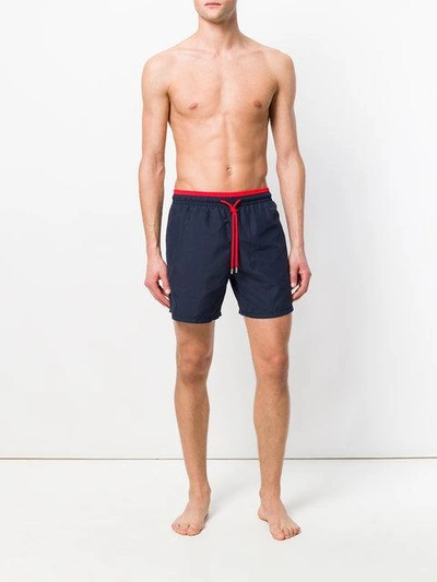 Shop Vilebrequin Contrast Swim Shorts