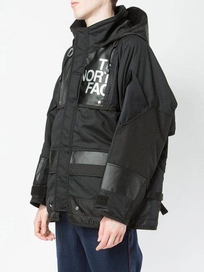 Comme Des Garcons The North Face Jacket In Black Silver