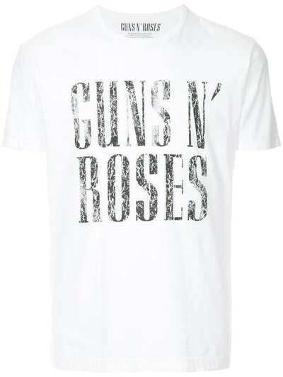 Shop Roar Guns N' Roses T-shirt In White