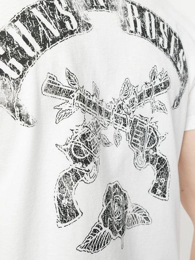 Shop Roar Guns N' Roses T-shirt In White