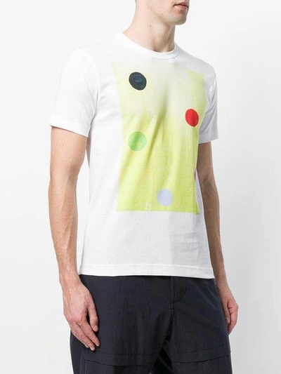 Shop Comme Des Garçons Shirt Dot Print Short-sleeve T-shirt - White